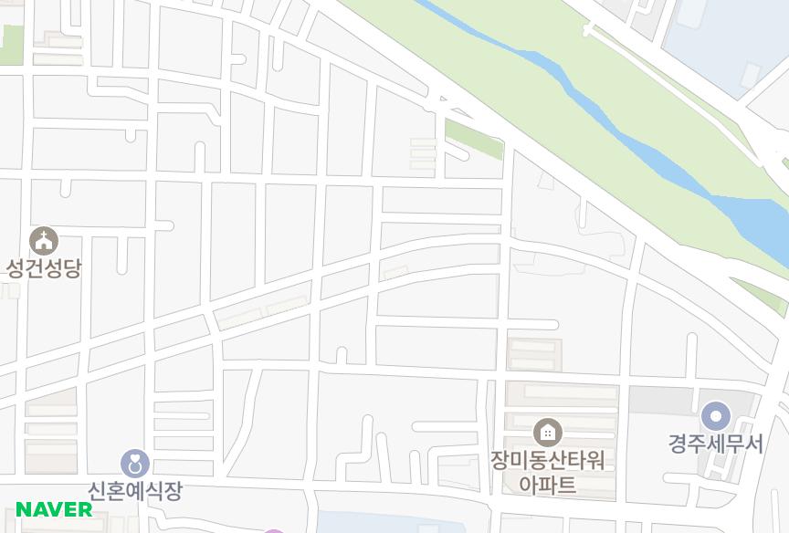 경상북도 경주시 성건동 신흥그린시아1차 위치·실거래 시세 지도