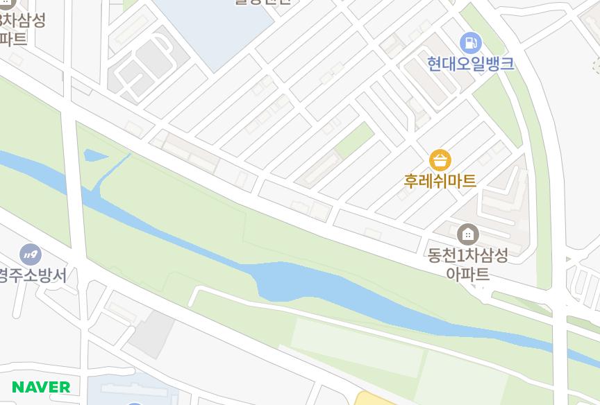 경상북도 경주시 동천동 명가타운 위치·실거래 시세 지도