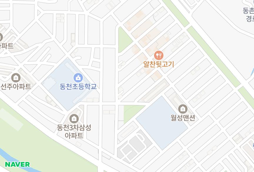 경상북도 경주시 동천동 통일빌라 위치·실거래 시세 지도