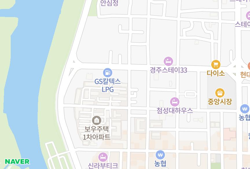 경상북도 경주시 성건동 보우210차 위치·실거래 시세 지도