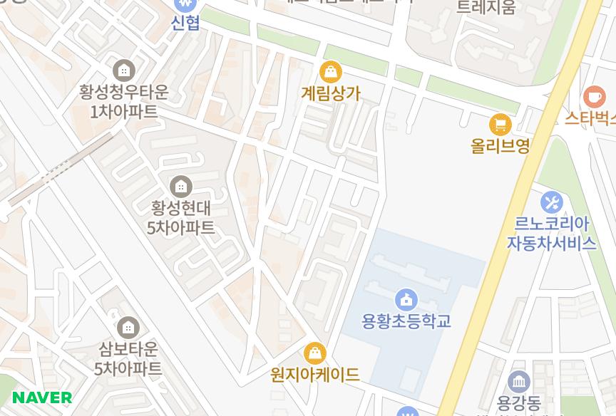 경상북도 경주시 황성동 일신주택 위치·실거래 시세 지도