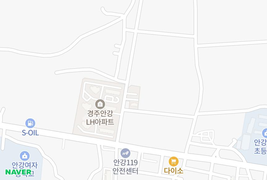 경상북도 경주시 안강읍 산대리 푸른채사랑으로 위치·실거래 시세 지도