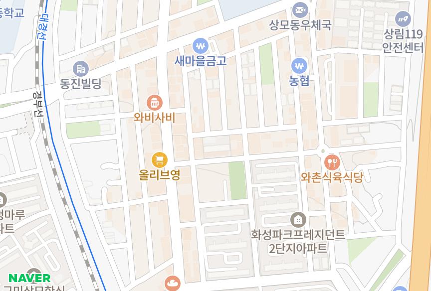 경상북도 구미시 상모동 미성오딧세이 위치·실거래 시세 지도