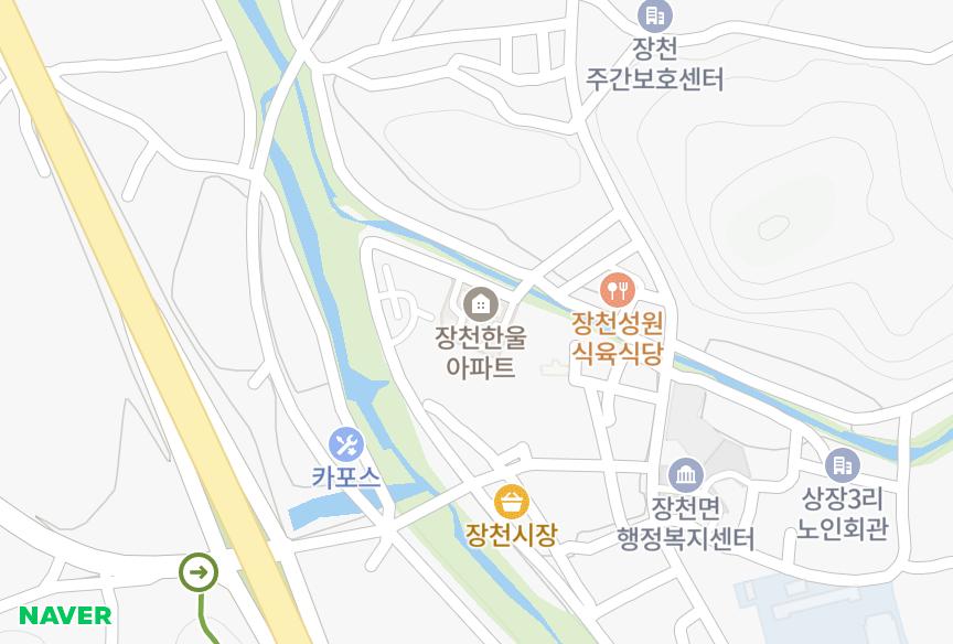 경상북도 구미시 장천면 상장리 한울 위치·실거래 시세 지도