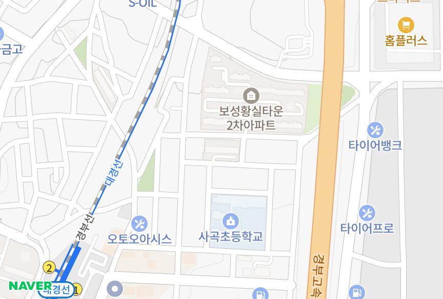 경상북도 구미시 사곡동 미성오딧세이 위치·실거래 시세 지도