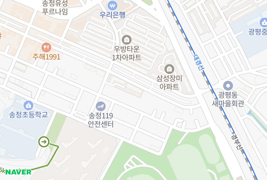 경상북도 구미시 송정동 신화오페라601차 위치·실거래 시세 지도