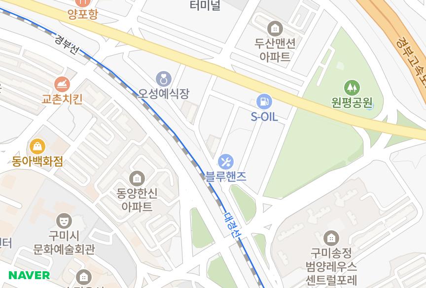 경상북도 구미시 송정동 신화오페라201차 위치·실거래 시세 지도
