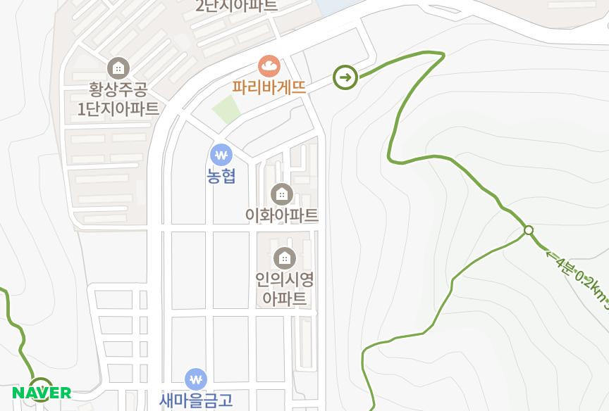 경상북도 구미시 인의동 인의이화B 위치·실거래 시세 지도