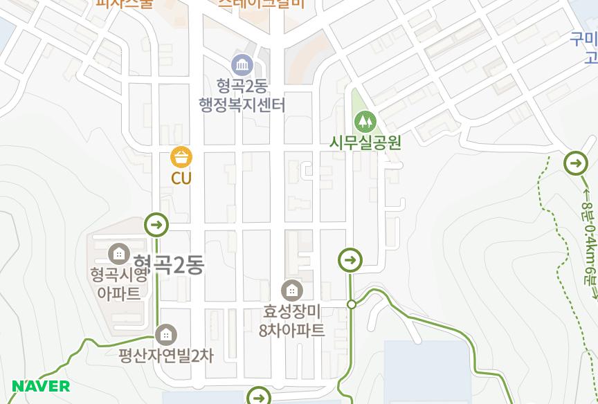 경상북도 구미시 형곡동 형곡두산맨션1차 위치·실거래 시세 지도