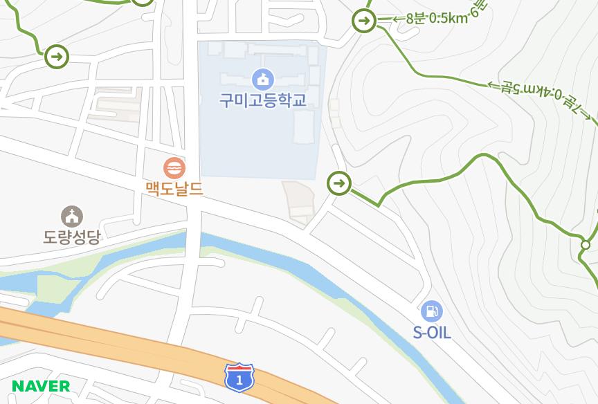 경상북도 구미시 도량동 조일월드빌2차 위치·실거래 시세 지도