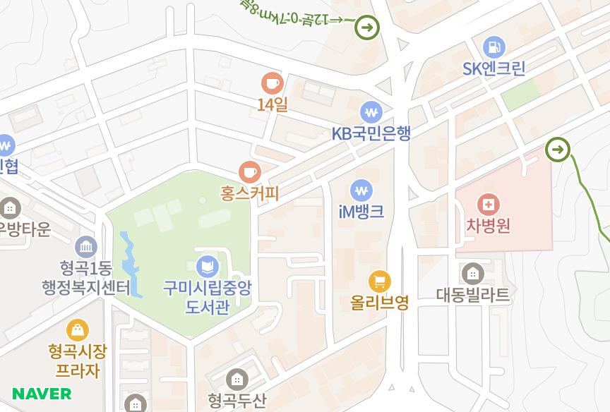 경상북도 구미시 형곡동 반석드림파크901차 위치·실거래 시세 지도