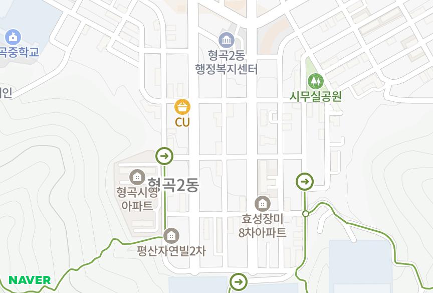 경상북도 구미시 형곡동 삼우916차 위치·실거래 시세 지도