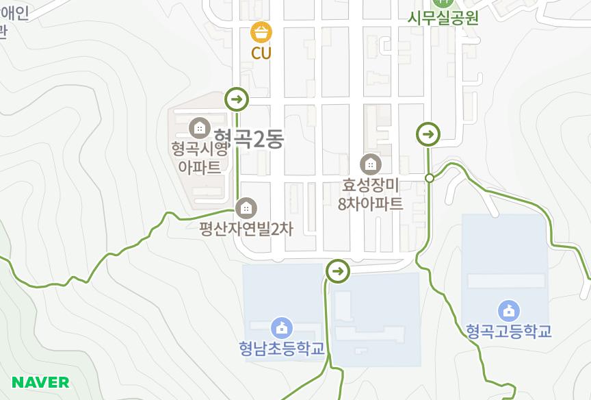 경상북도 구미시 형곡동 청담맨션 위치·실거래 시세 지도