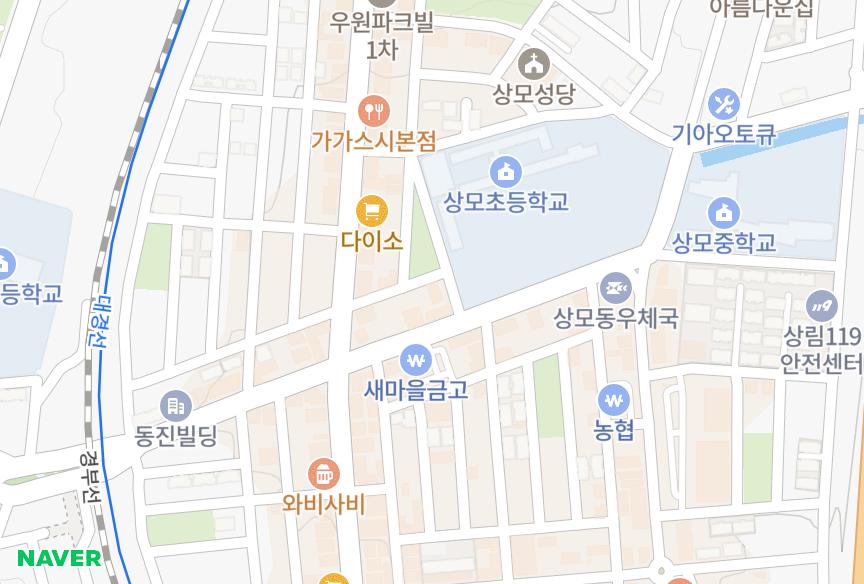 경상북도 구미시 상모동 화성타운 위치·실거래 시세 지도
