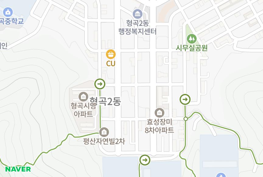 경상북도 구미시 형곡동 이구맨션18차 위치·실거래 시세 지도