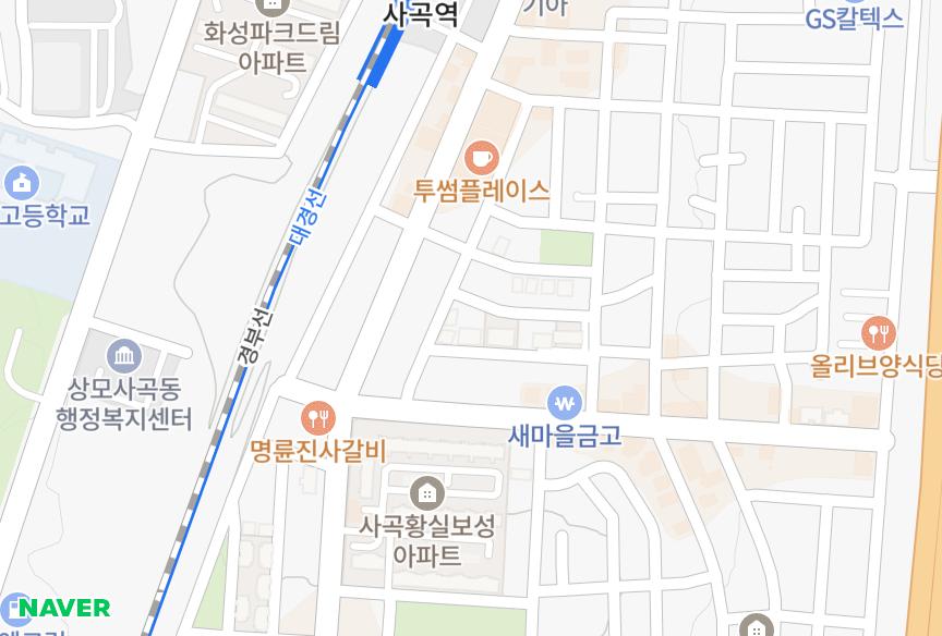 경상북도 구미시 사곡동 삼성 위치·실거래 시세 지도