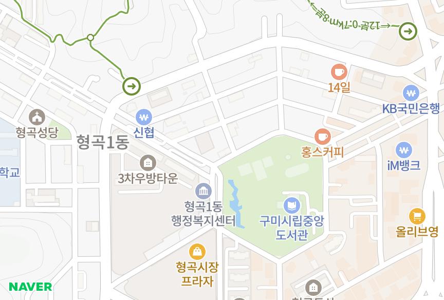 경상북도 구미시 형곡동 진흥빌라트 위치·실거래 시세 지도