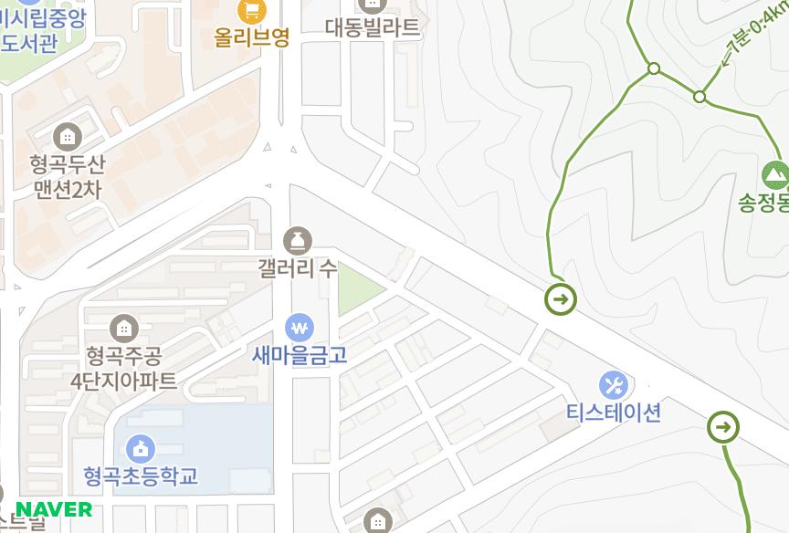 경상북도 구미시 형곡동 효성장미10차 위치·실거래 시세 지도