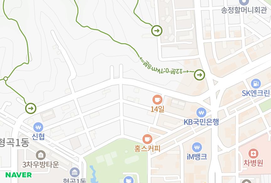 경상북도 구미시 형곡동 형곡미성빌라20차 위치·실거래 시세 지도