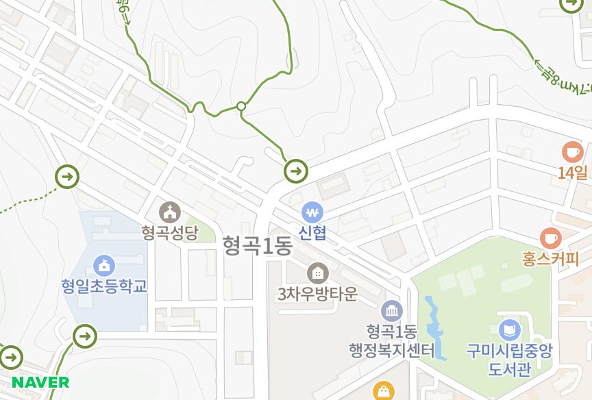 경상북도 구미시 형곡동 조일월드빌301차 위치·실거래 시세 지도