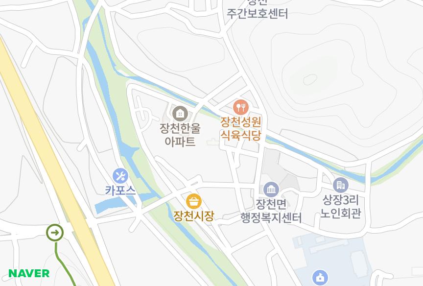경상북도 구미시 장천면 상장리 장천탑팰리스 위치·실거래 시세 지도