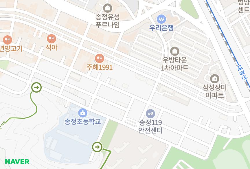 경상북도 구미시 송정동 대성하이츠빌6차 위치·실거래 시세 지도