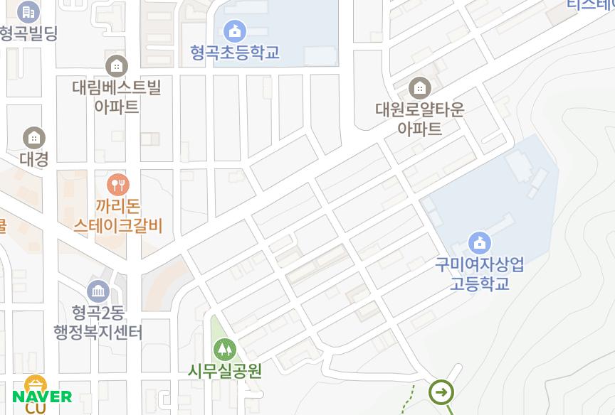 경상북도 구미시 형곡동 화진주택 위치·실거래 시세 지도
