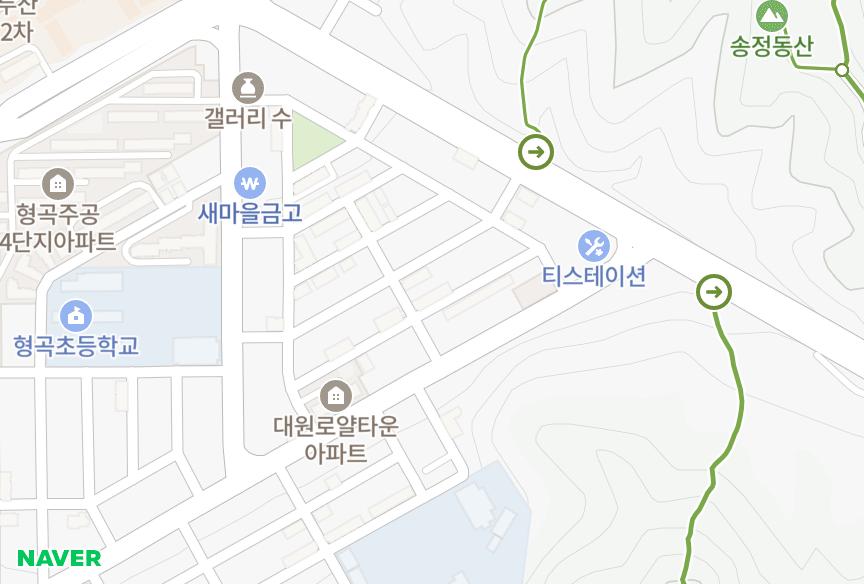 경상북도 구미시 형곡동 효성장미빌라105차 위치·실거래 시세 지도