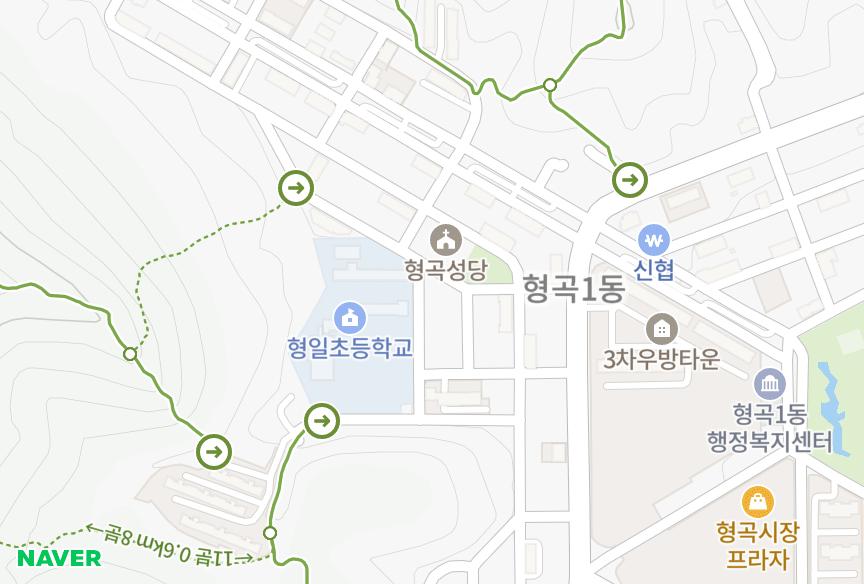경상북도 구미시 형곡동 삼우맨션108차 위치·실거래 시세 지도