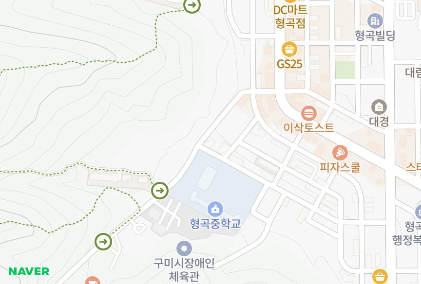 경상북도 구미시 형곡동 금마주택911차 위치·실거래 시세 지도