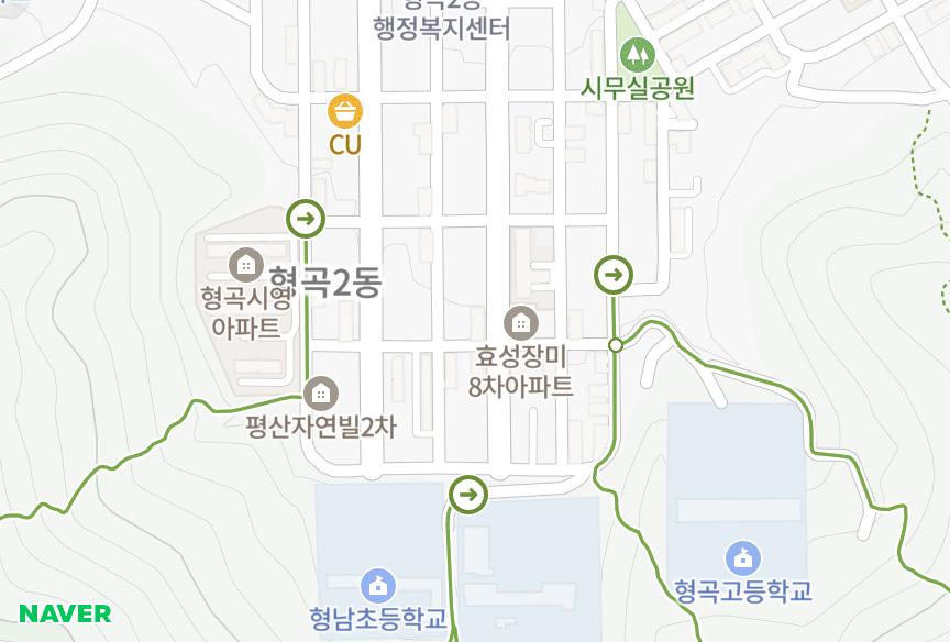 경상북도 구미시 형곡동 상록골든맨션 위치·실거래 시세 지도