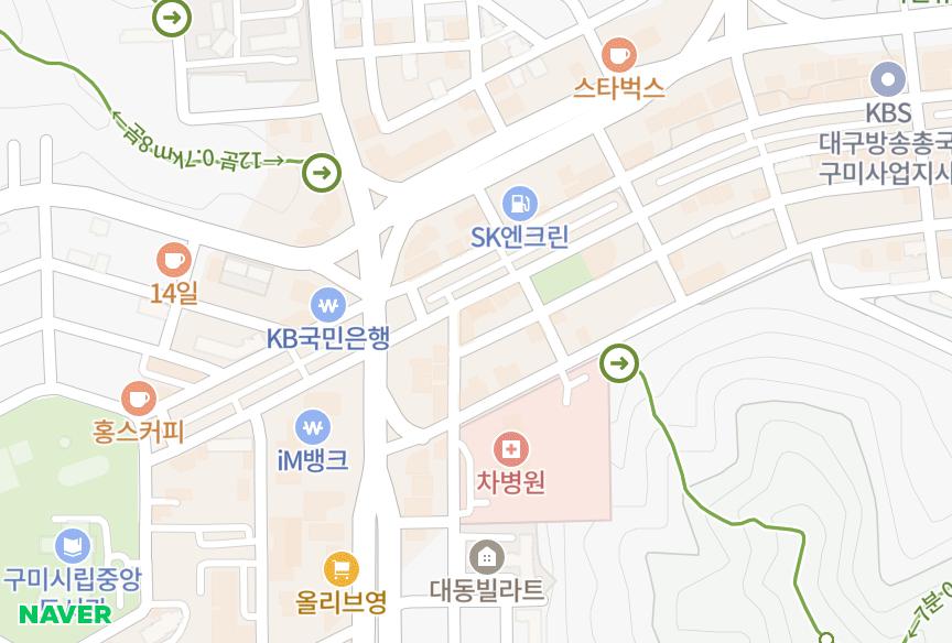 경상북도 구미시 송정동 상산에이스타운 위치·실거래 시세 지도