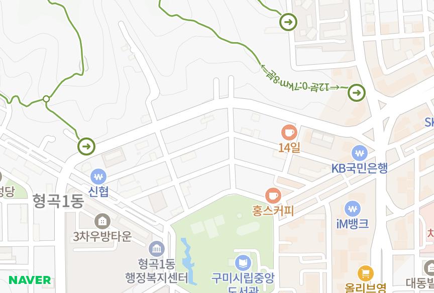 경상북도 구미시 형곡동 대성맨션2차 위치·실거래 시세 지도