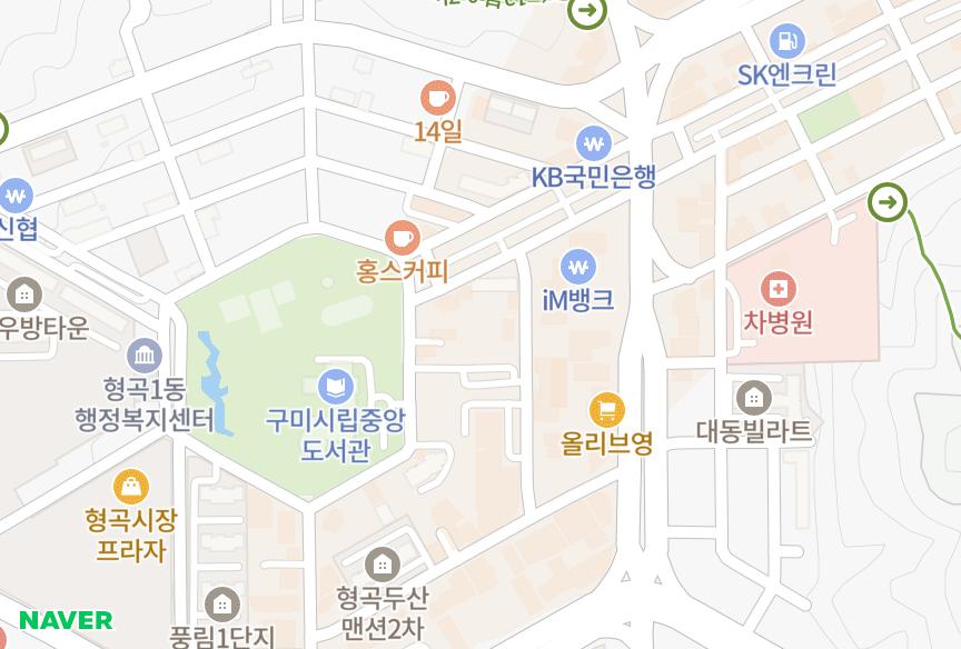 경상북도 구미시 형곡동 제일맨션 위치·실거래 시세 지도