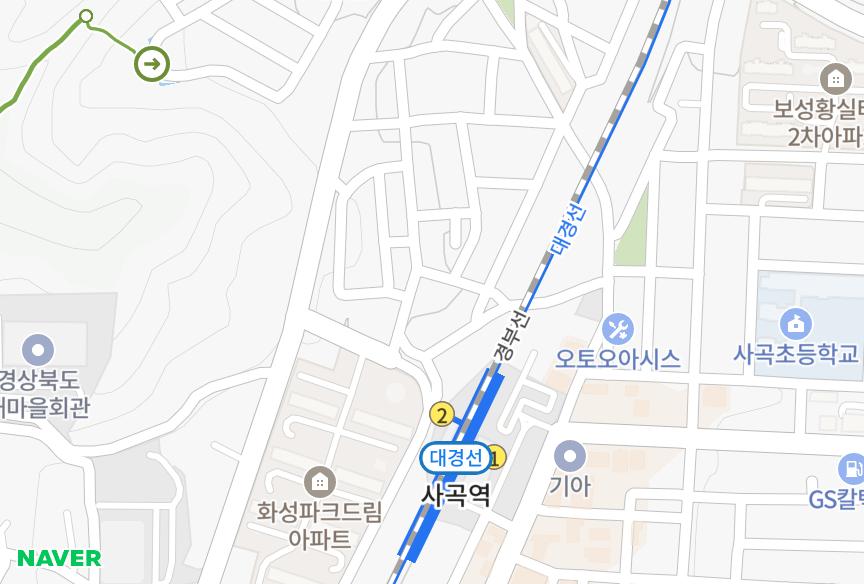 경상북도 구미시 사곡동 건영타운 위치·실거래 시세 지도