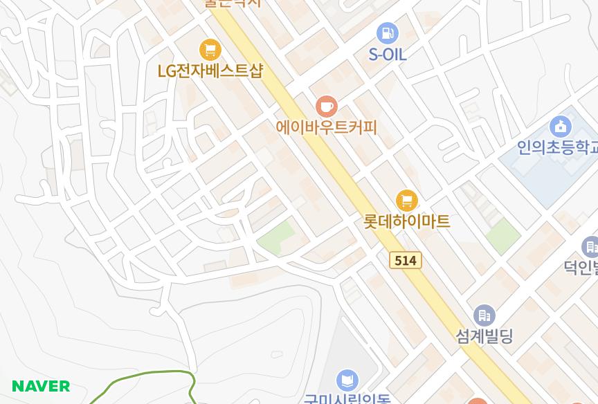 경상북도 구미시 진평동 금호장미빌라 위치·실거래 시세 지도