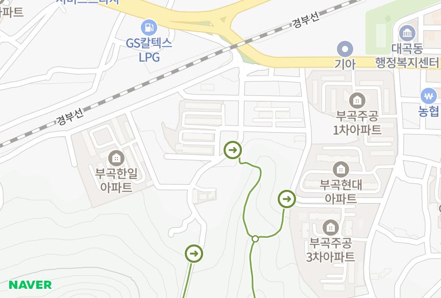 경상북도 김천시 부곡동 미주2차 위치·실거래 시세 지도