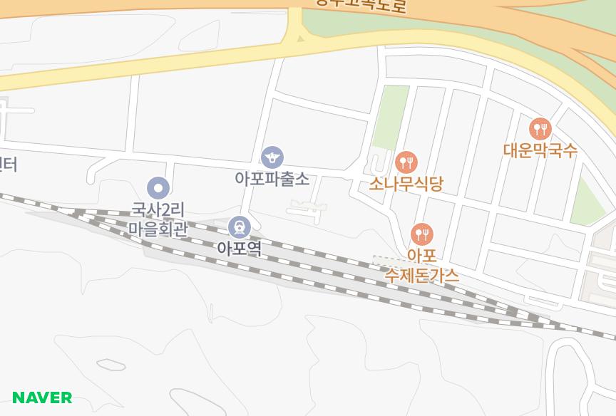 경상북도 김천시 아포읍 국사리 아포세광에비앙 위치·실거래 시세 지도