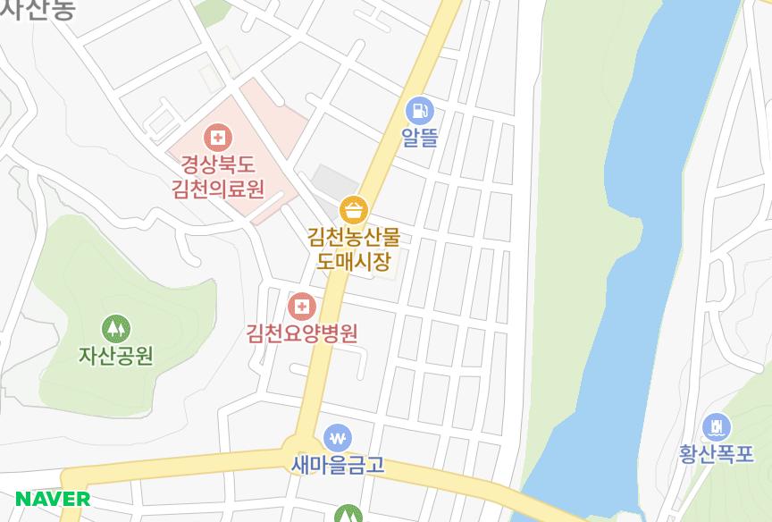 경상북도 김천시 용두동 범신상가 위치·실거래 시세 지도