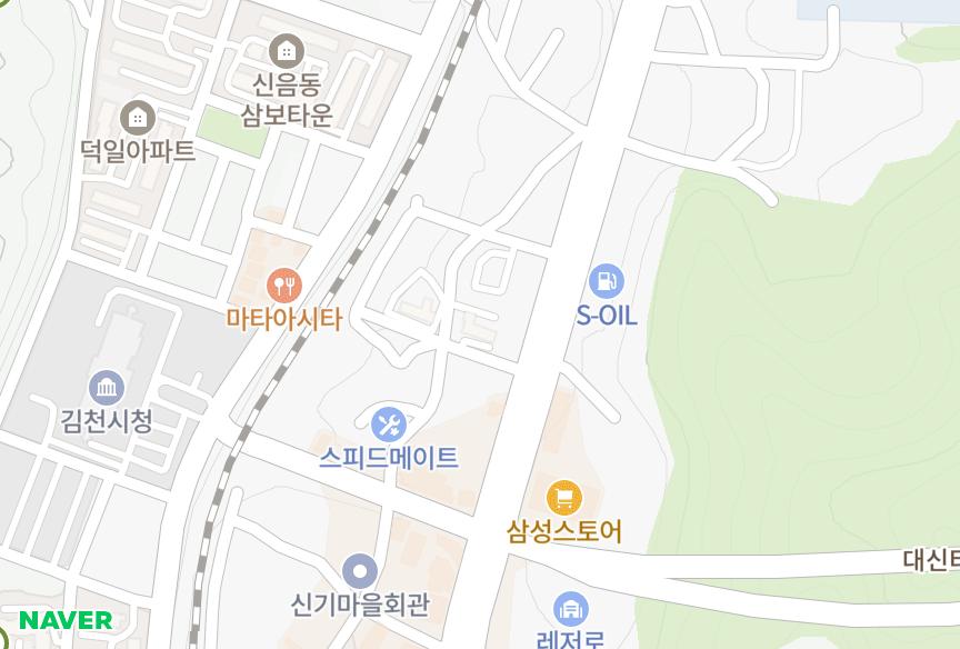 경상북도 김천시 신음동 동원미라클2차 위치·실거래 시세 지도