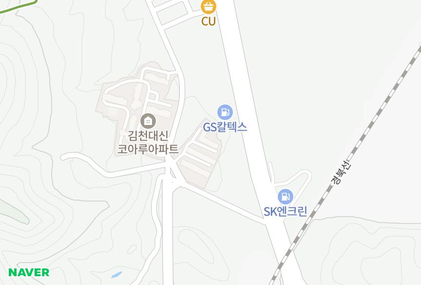 경상북도 김천시 신음동 지브로타운 위치·실거래 시세 지도