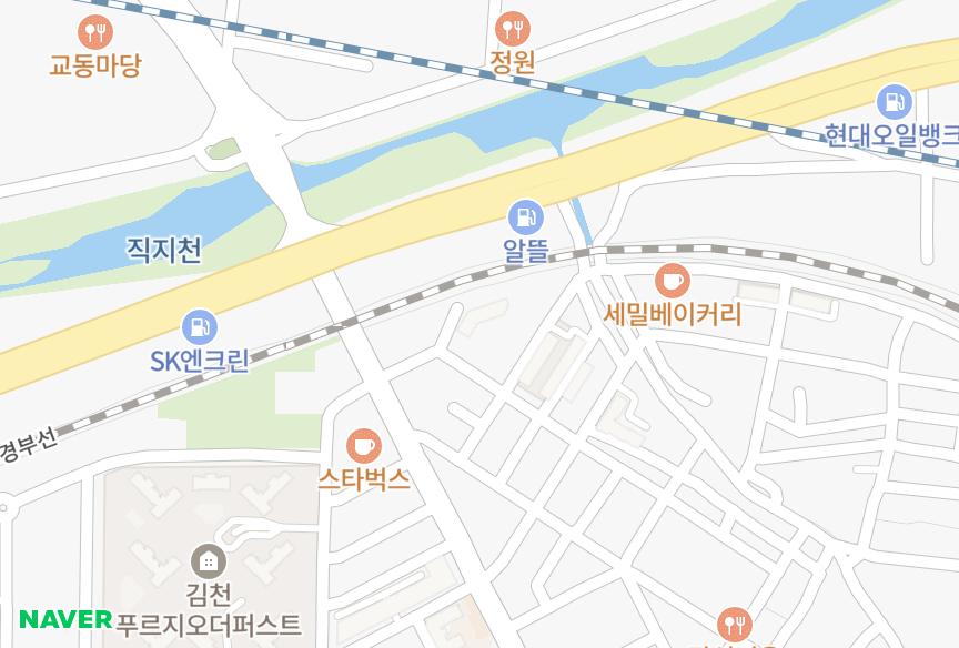 경상북도 김천시 부곡동 상아 위치·실거래 시세 지도