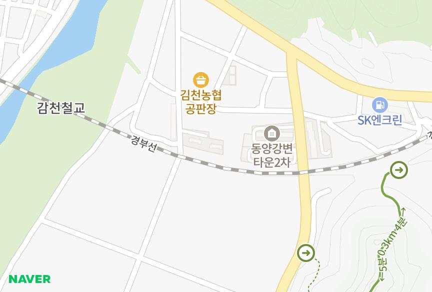 경상북도 김천시 지좌동 발트하임 위치·실거래 시세 지도