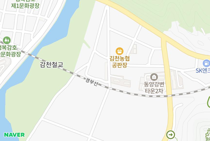 경상북도 김천시 지좌동 가람 위치·실거래 시세 지도