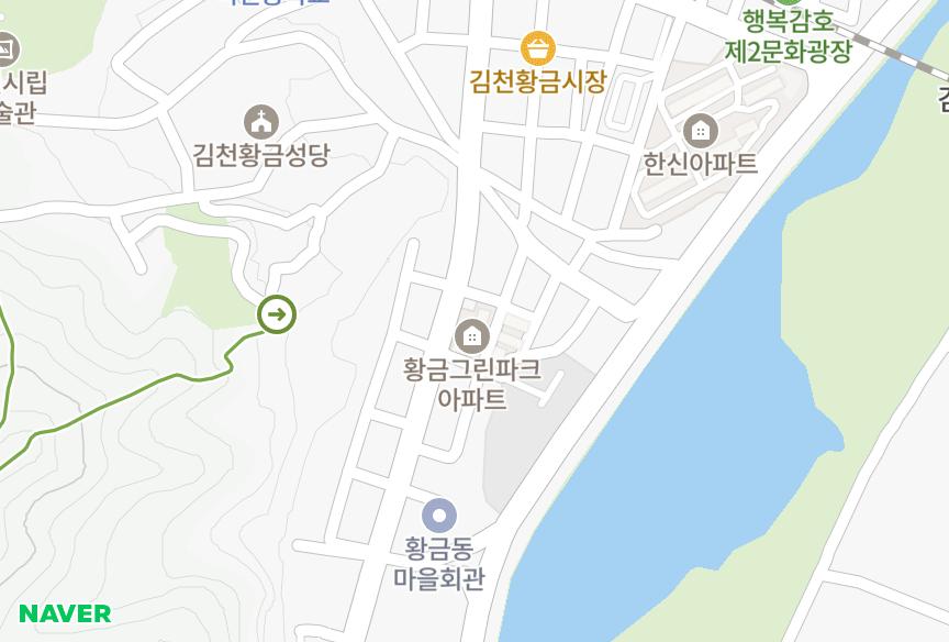 경상북도 김천시 황금동 황금그린 위치·실거래 시세 지도