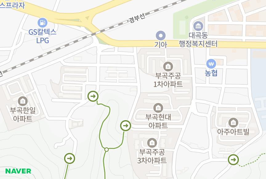 경상북도 김천시 부곡동 부곡화산 위치·실거래 시세 지도