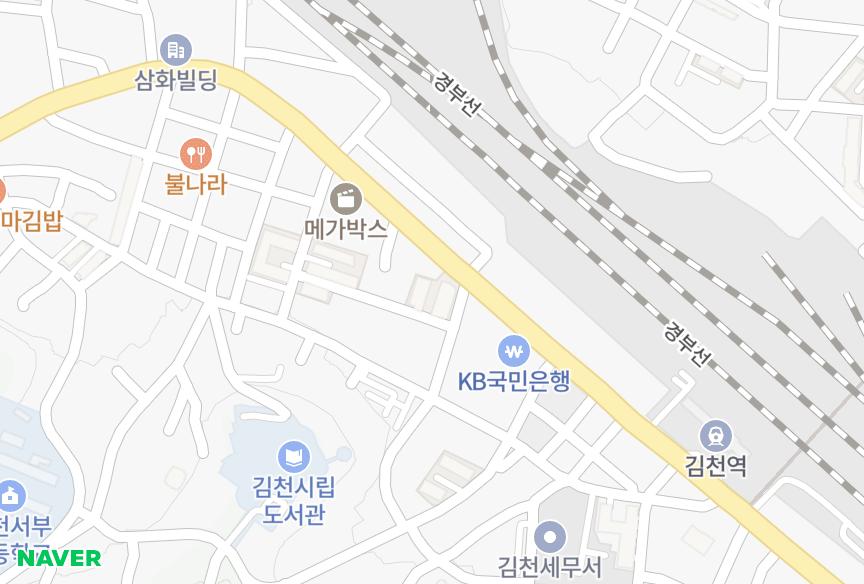경상북도 김천시 평화동 평화프라자 위치·실거래 시세 지도