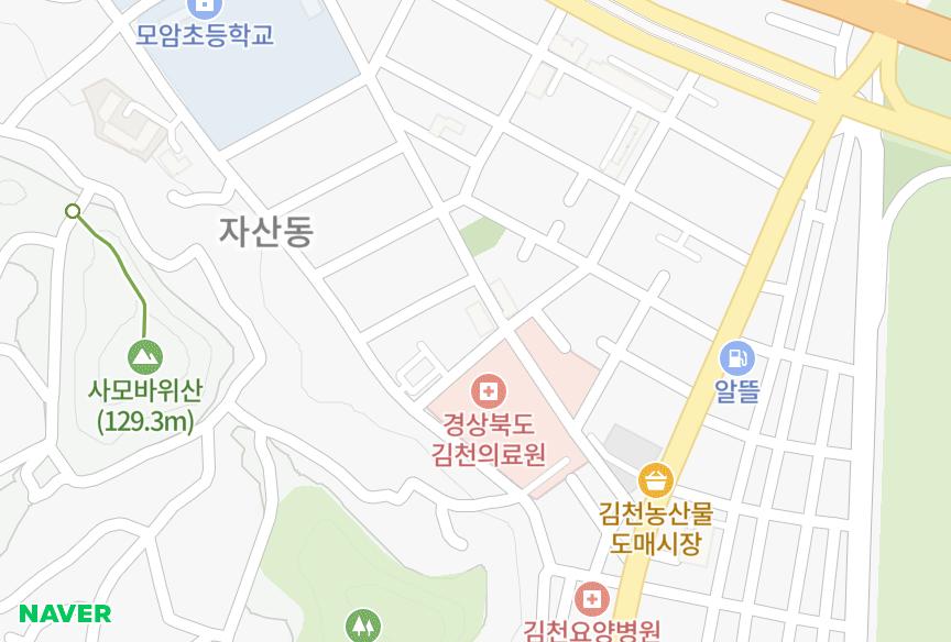 경상북도 김천시 모암동 상아 위치·실거래 시세 지도