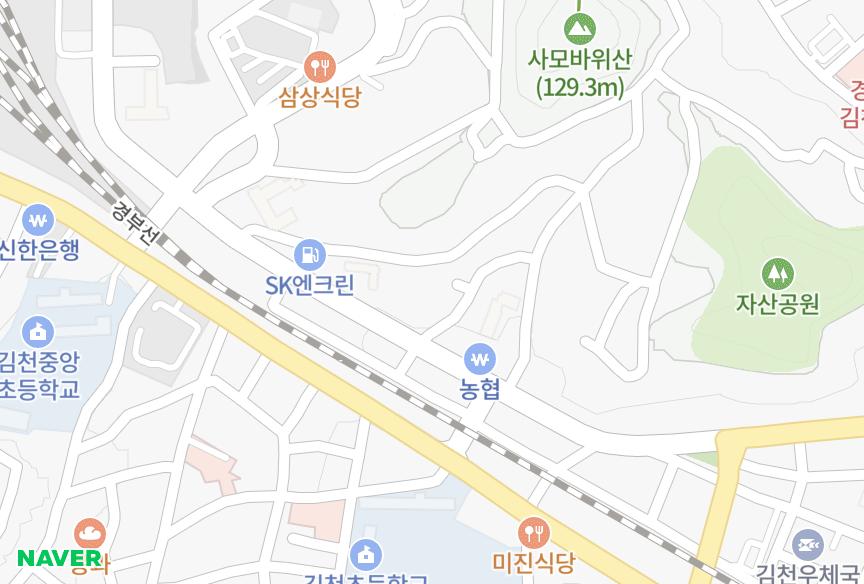 경상북도 김천시 성내동 성내리치빌 위치·실거래 시세 지도