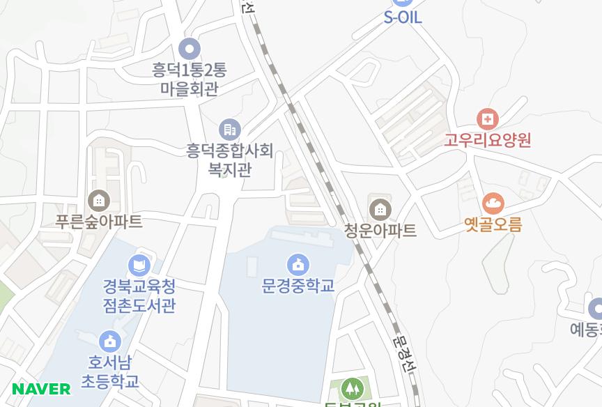 경상북도 문경시 흥덕동 흥덕대화3차 위치·실거래 시세 지도